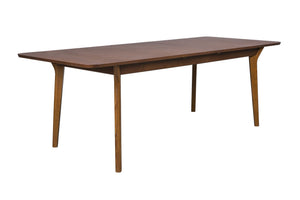 Zuiver Ellen eettafel 180/220x90 cm Walnoot afwerking