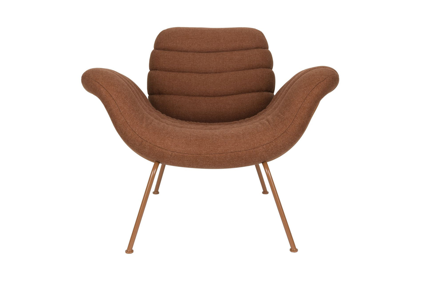 Zuiver Verte fauteuil Terracotta