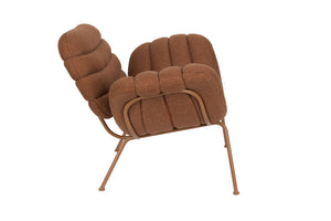 Zuiver Verte fauteuil Terracotta