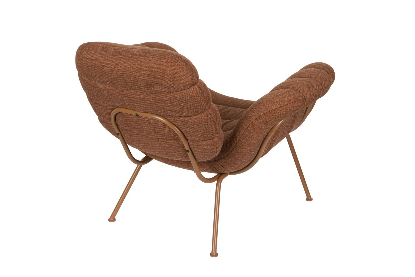 Zuiver Verte fauteuil Terracotta
