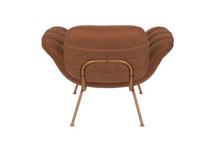 Zuiver Verte fauteuil Terracotta