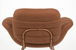 Zuiver Verte fauteuil Terracotta
