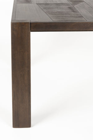 Dutchbone Bruneau eettafel 180x90 cm Walnoot afwerking