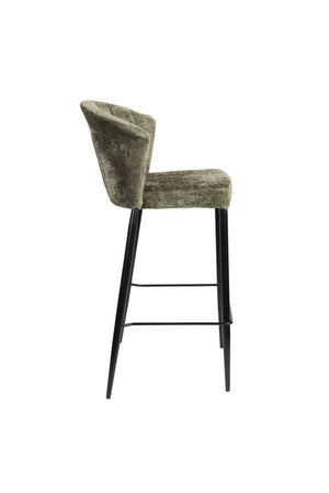 Dutchbone Georgia barkruk H73 Groen