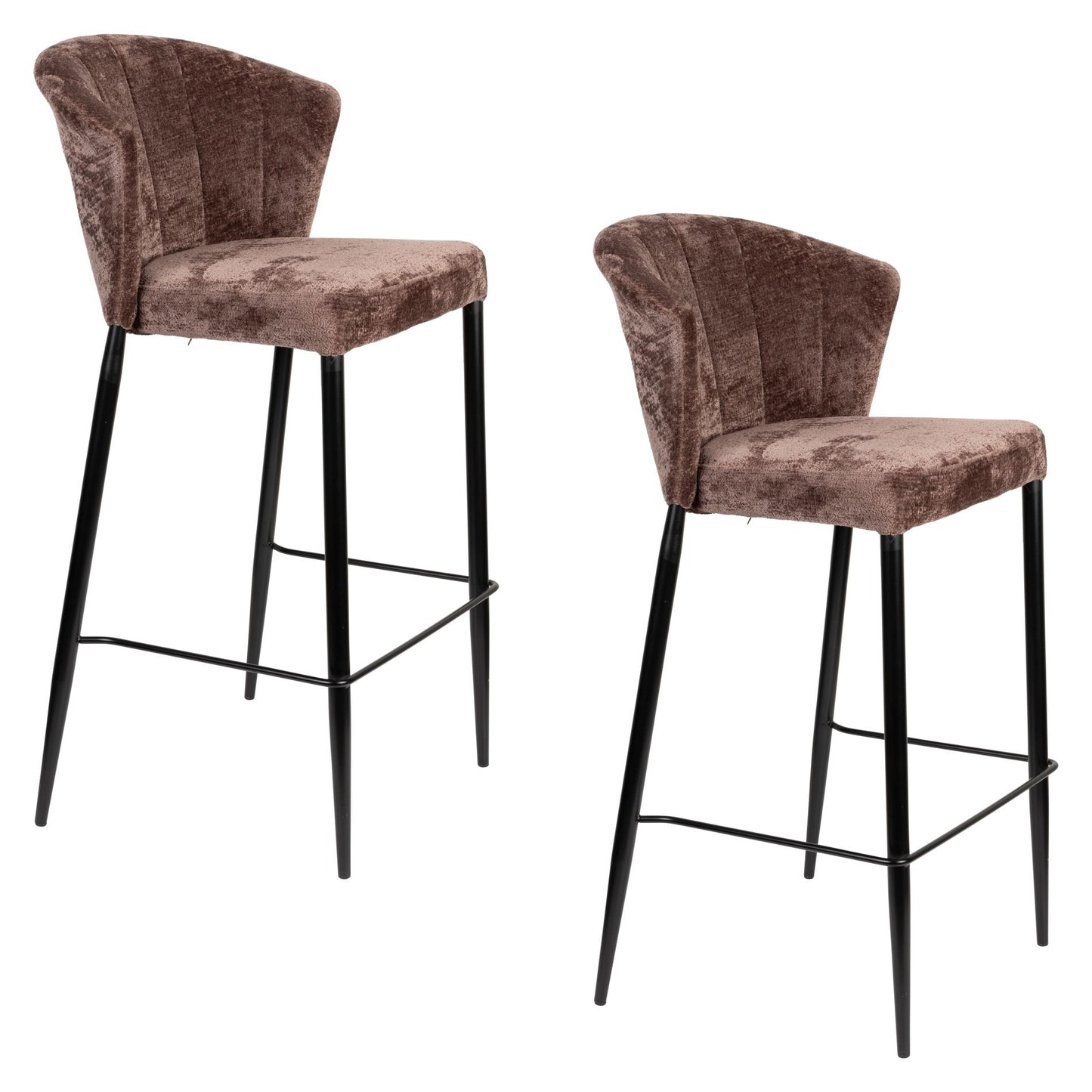 Dutchbone Georgia barkruk H73 Paars