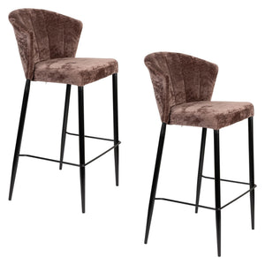 Dutchbone Georgia barkruk H73 Paars
