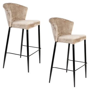 Dutchbone Georgia barkruk H73 Beige