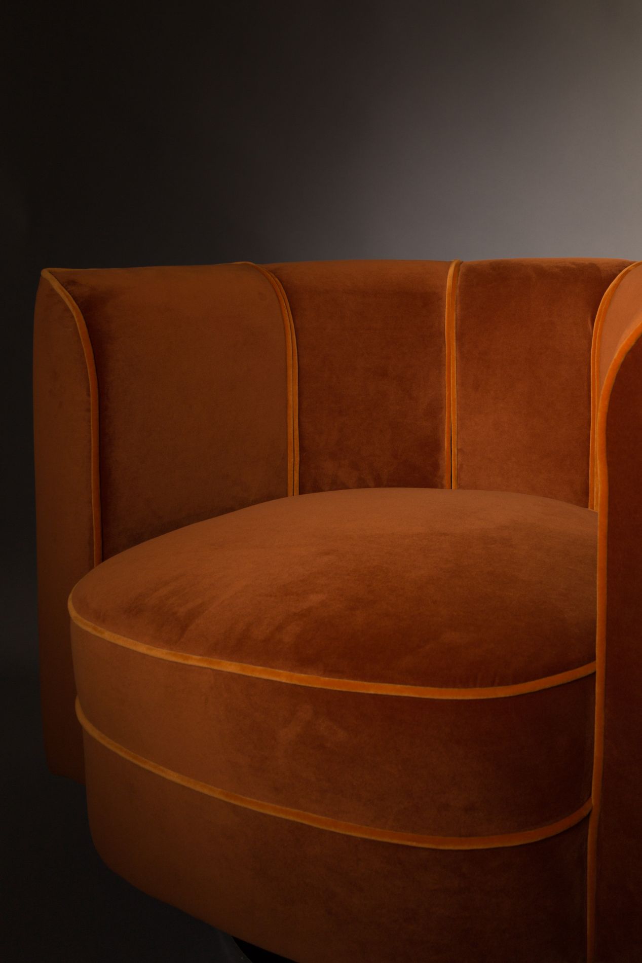 Dutchbone Flower fauteuil Orange