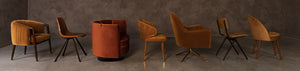 Dutchbone Flower fauteuil Orange