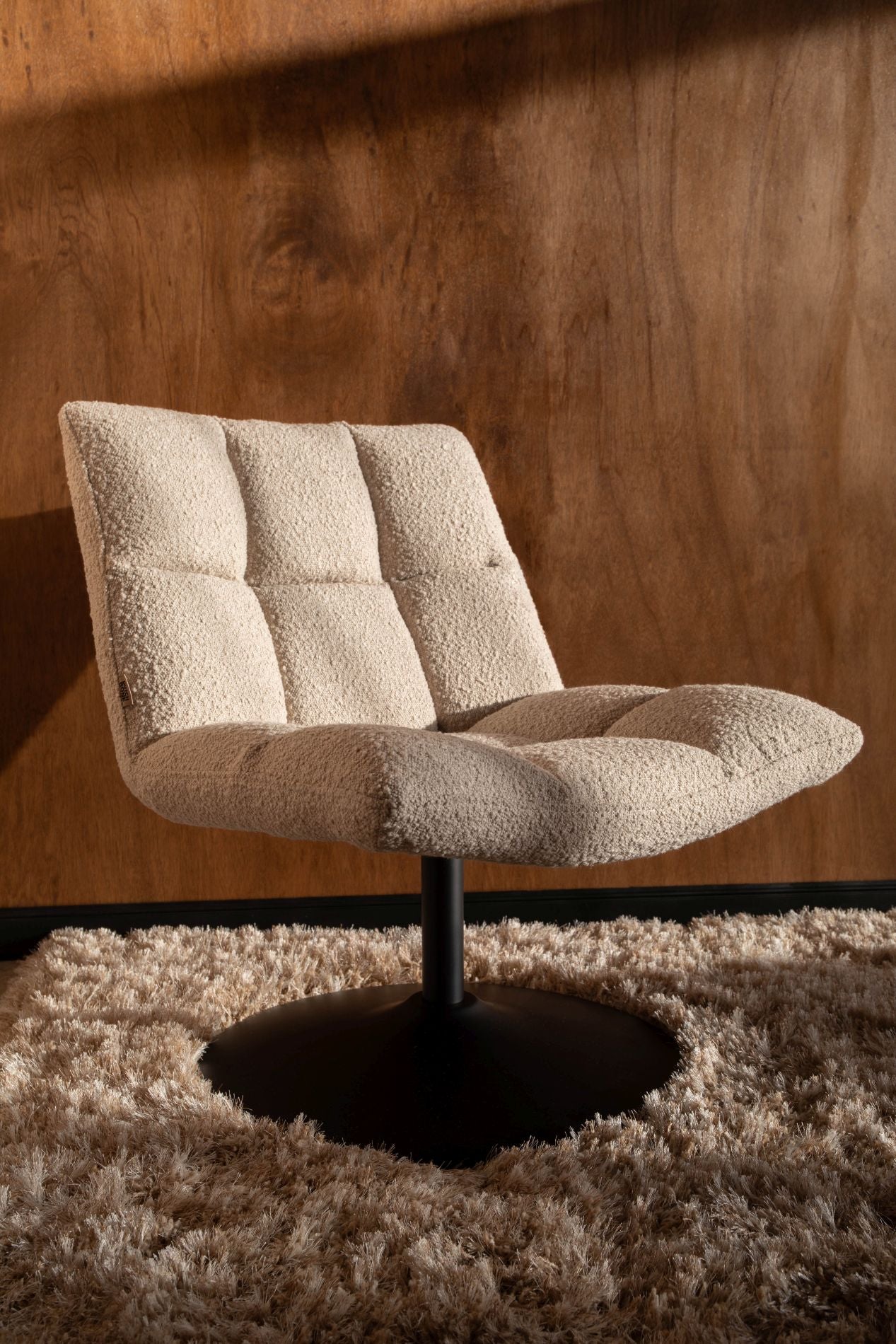 Dutchbone Bar fauteuil bouclé Beige