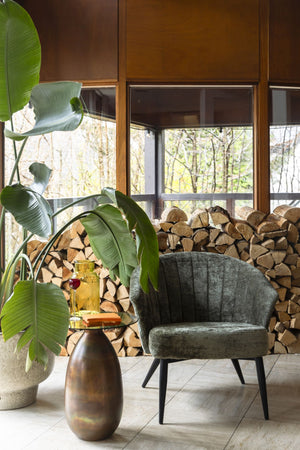 Dutchbone Georgia fauteuil Groen