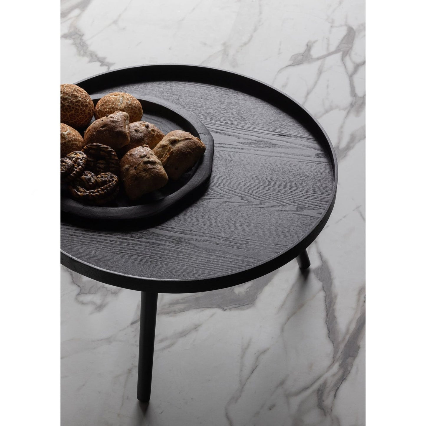 WOOOD Mesa bijzettafel Ø60 cm Zwart