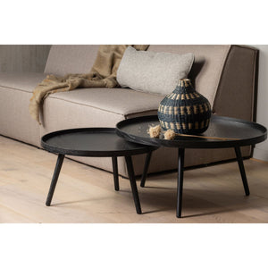 WOOOD Mesa bijzettafel Ø60 cm Zwart