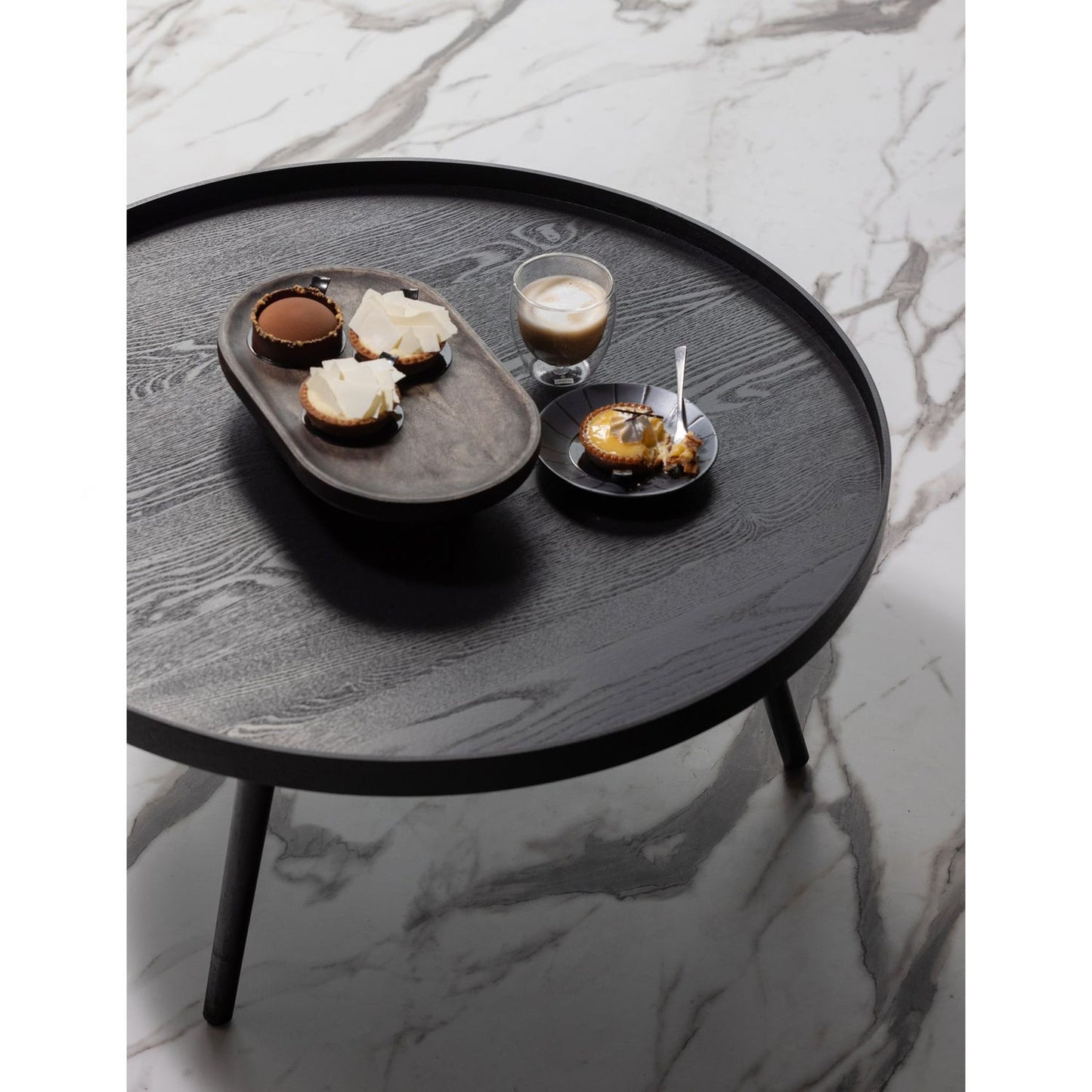 WOOOD Mesa bijzettafel Ø78 cm Zwart
