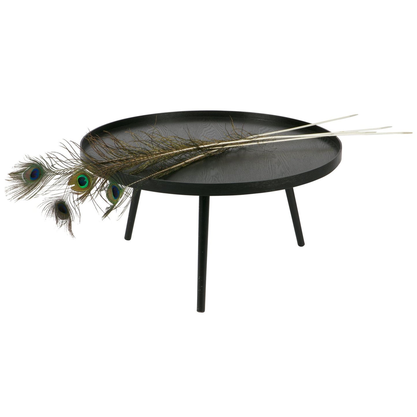 WOOOD Mesa bijzettafel Ø78 cm Zwart