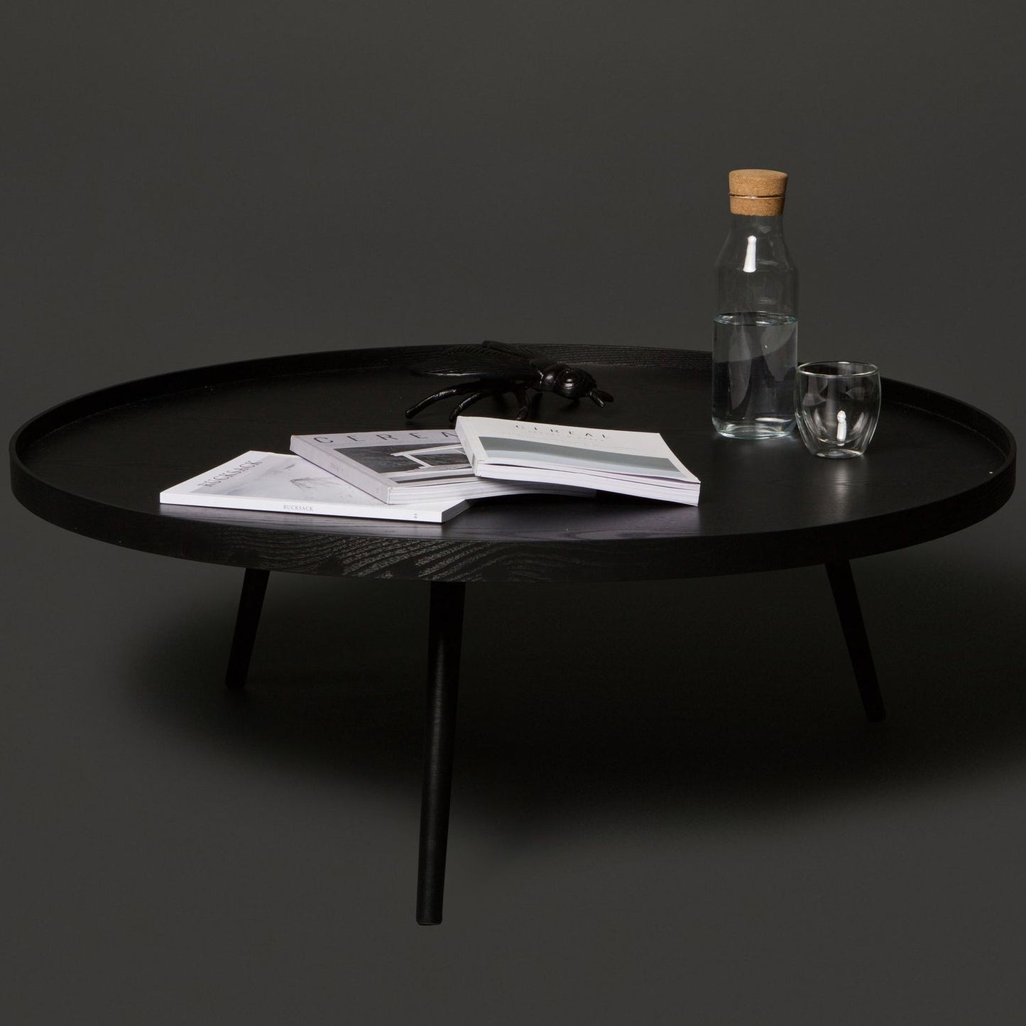WOOOD Mesa bijzettafel Ø100 cm Zwart