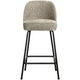 BePureHome Vogue barkruk H65 structure velvet wheatfield