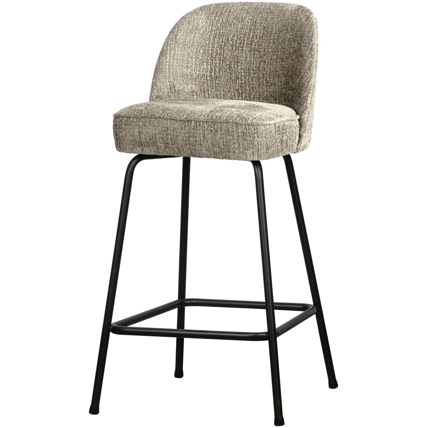 BePureHome Vogue barkruk H65 structure velvet wheatfield