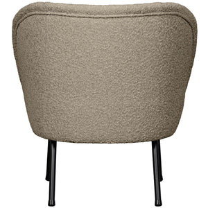 BePureHome Vogue fauteuil bouclé beige