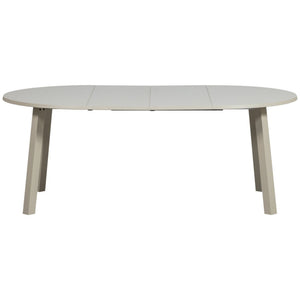 WOOOD Janne eettafel uitschuifbaar 120/160/200x120 cm Dakargrau