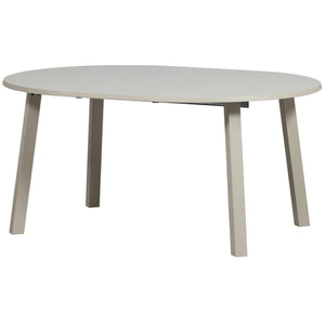 WOOOD Janne eettafel uitschuifbaar 120/160/200x120 cm Dakargrau