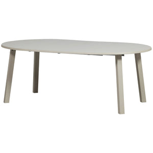 WOOOD Janne eettafel uitschuifbaar 120/160/200x120 cm Dakargrau