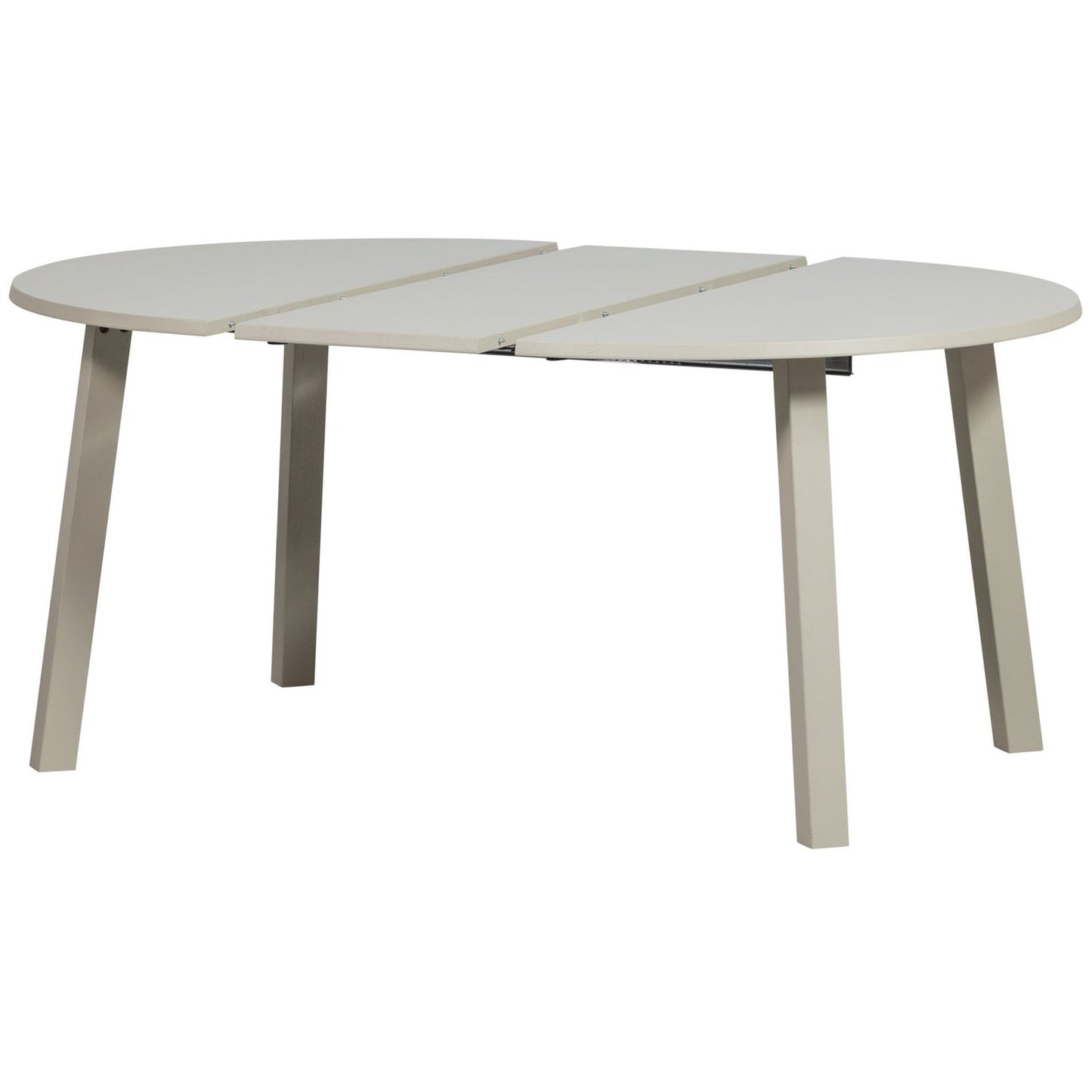 WOOOD Janne eettafel uitschuifbaar 120/160/200x120 cm Dakargrau