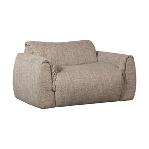 WOOOD Baggy loveseat Bruin Melange