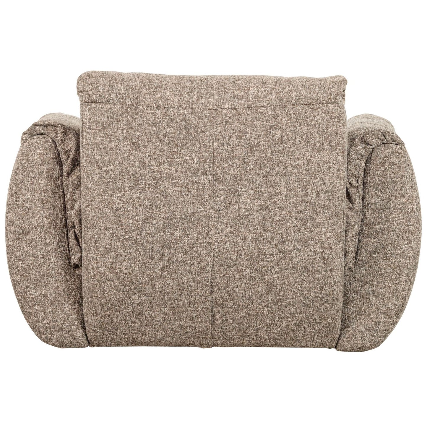 WOOOD Baggy draaifauteuil geweven Bruin Melange
