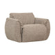WOOOD Baggy draaifauteuil geweven Bruin Melange