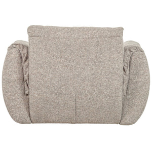 WOOOD Baggy draaifauteuil geweven Naturel Melange
