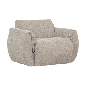 WOOOD Baggy draaifauteuil geweven Naturel Melange