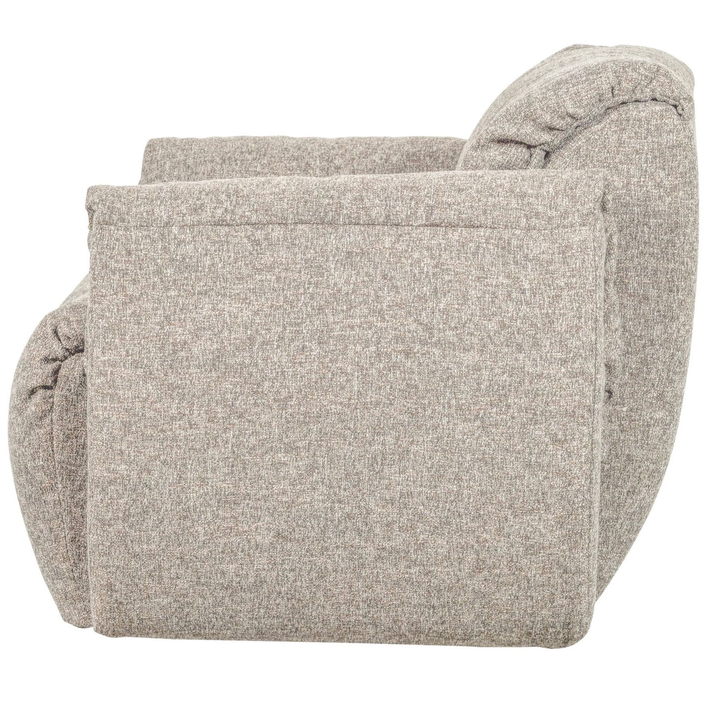 WOOOD Baggy draaifauteuil geweven Naturel Melange