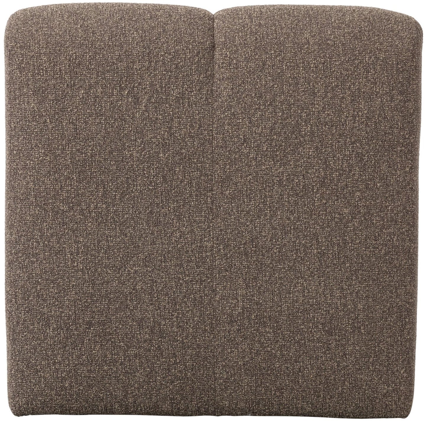 WOOOD Mojo eetkamerbank 84 cm met rugleuning bouclé Bruin Melange