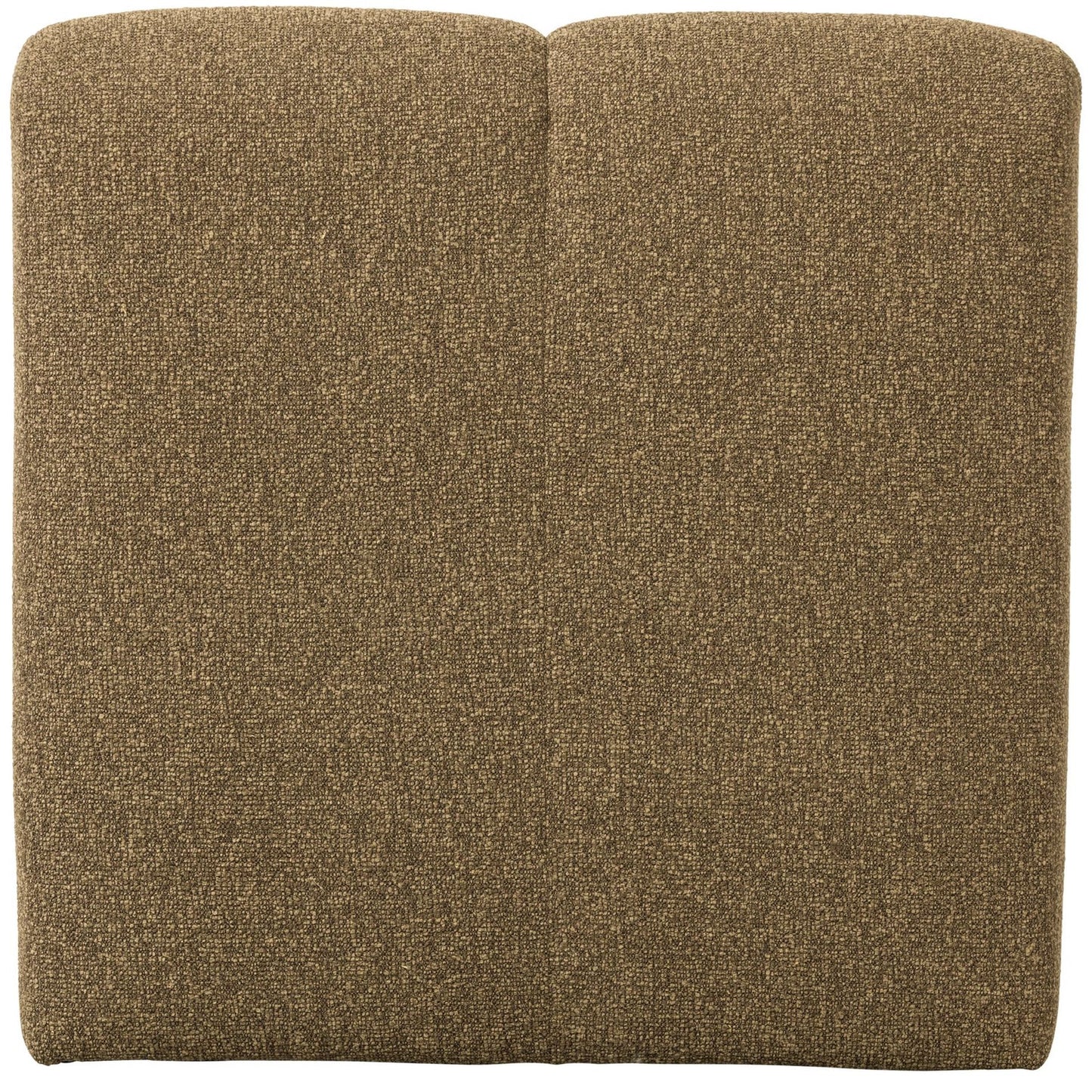 WOOOD Mojo eetkamerbank 84 cm met rugleuning bouclé Geel/Bruin Melange