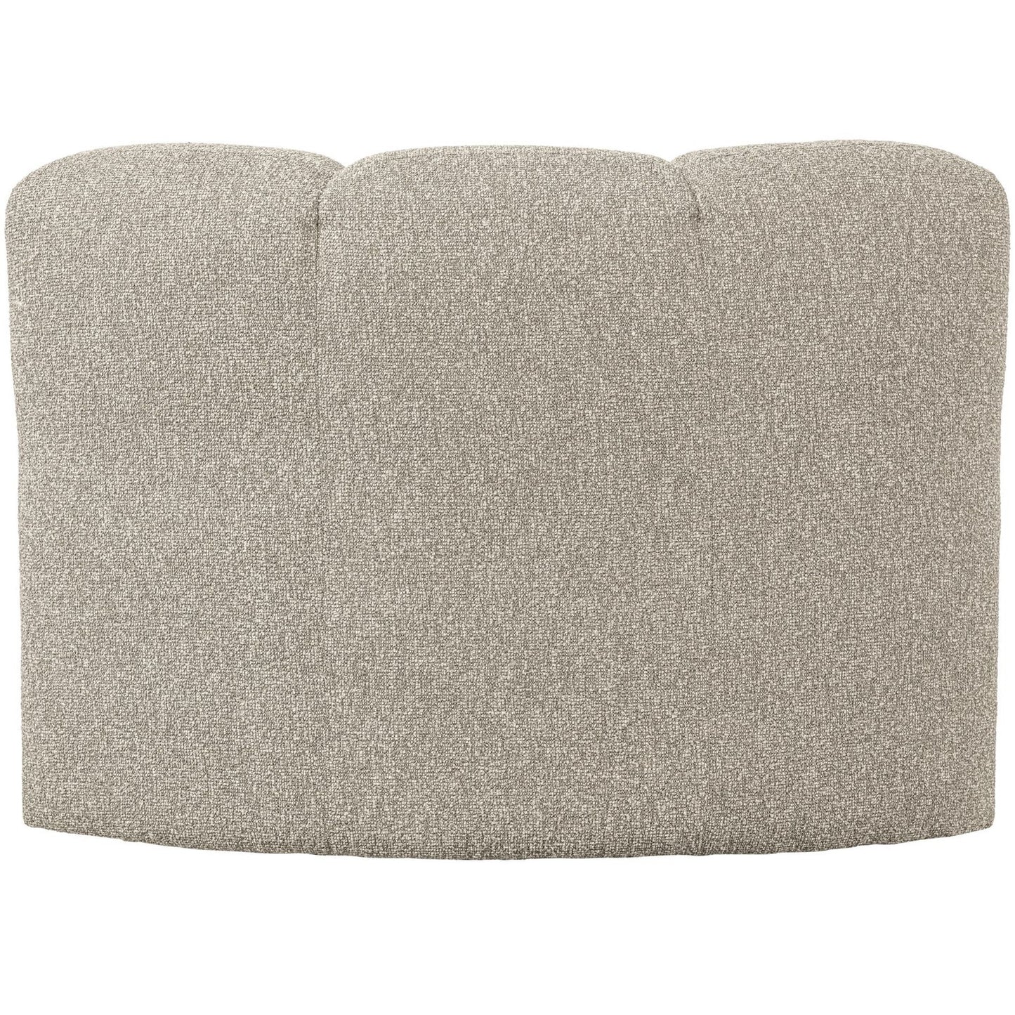 WOOOD Mojo eetkamerbank hoekelement bouclé Beige Melange