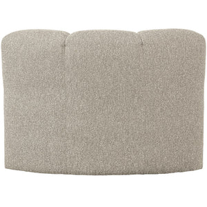 WOOOD Mojo eetkamerbank hoekelement bouclé Beige Melange