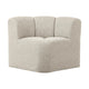 WOOOD Mojo eetkamerbank hoekelement bouclé Beige Melange