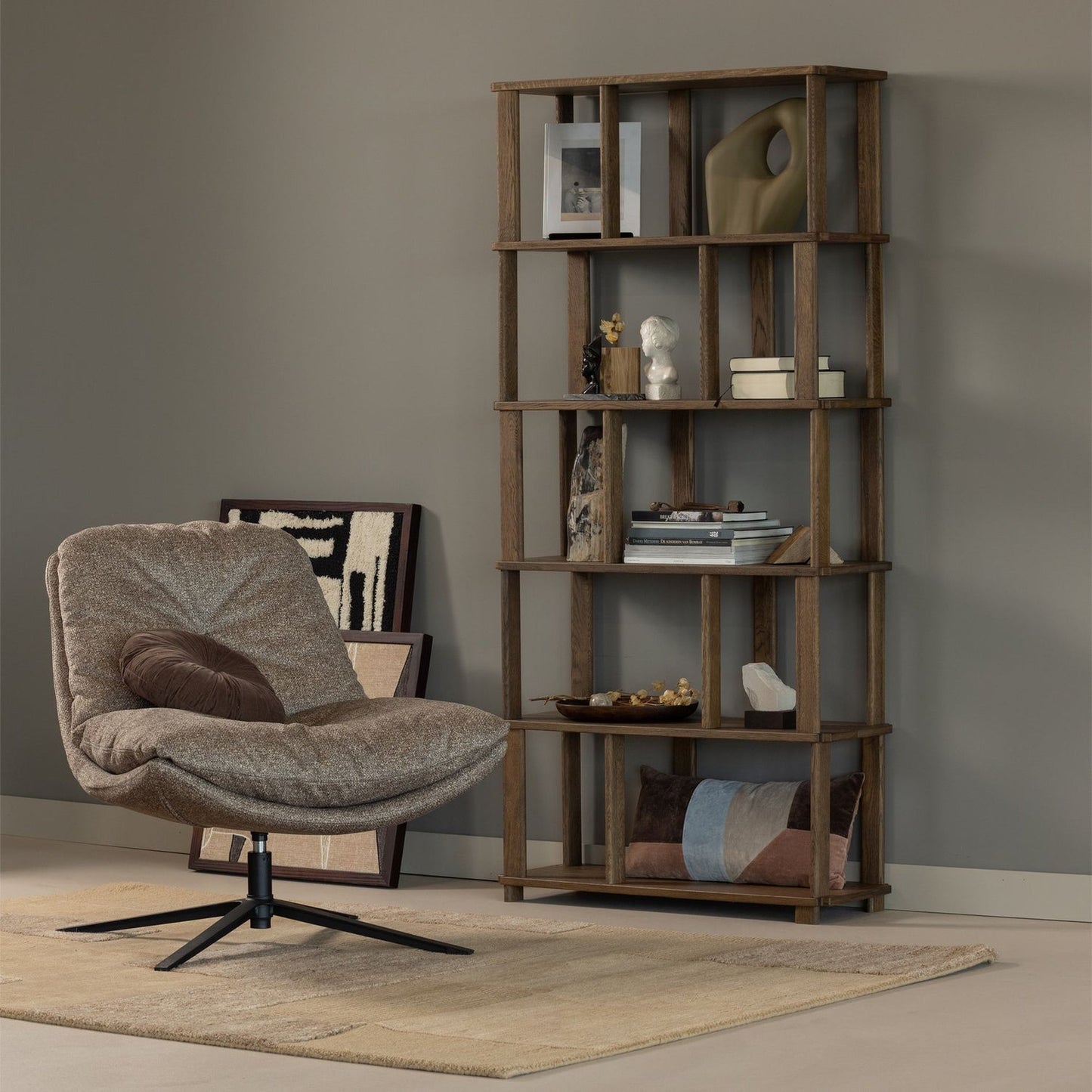 WOOOD Arve fauteuil Naturel Melange
