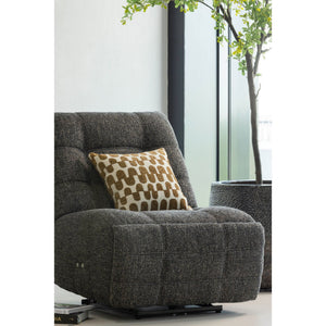 WOOOD Hein fauteuil elektrisch Antraciet/Bruin