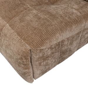 WOOOD Hein fauteuil elektrisch rib Lichtbruin