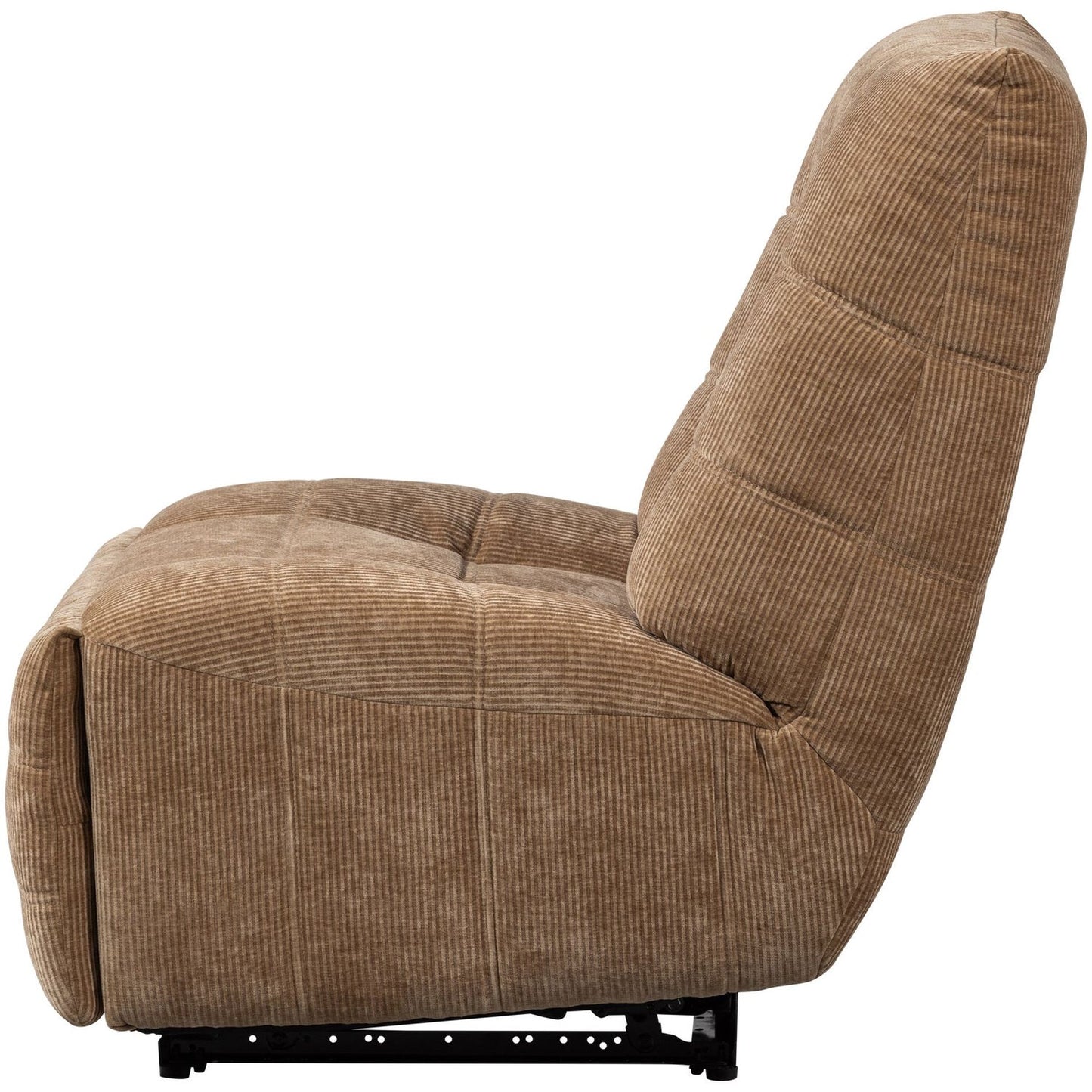 WOOOD Hein fauteuil elektrisch rib Lichtbruin