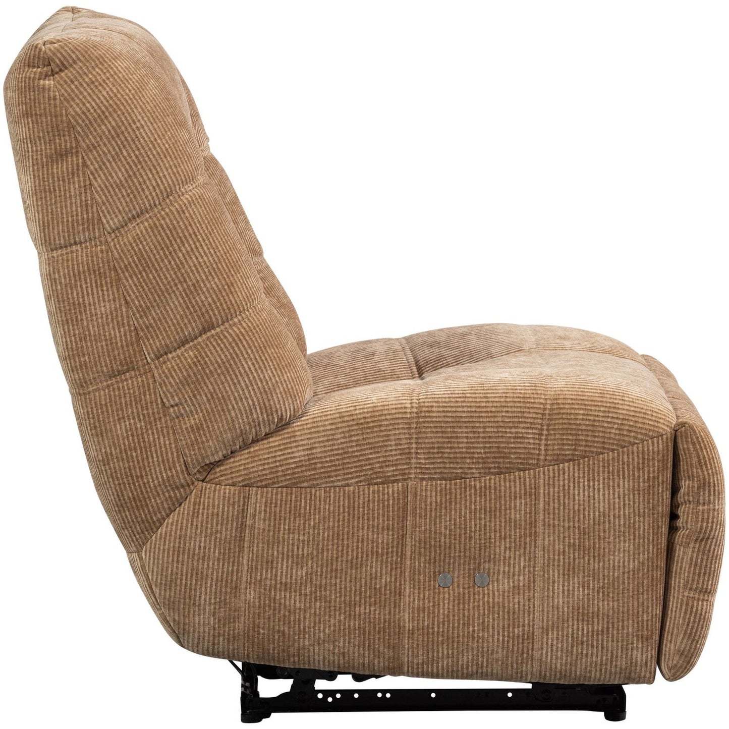 WOOOD Hein fauteuil elektrisch rib Lichtbruin