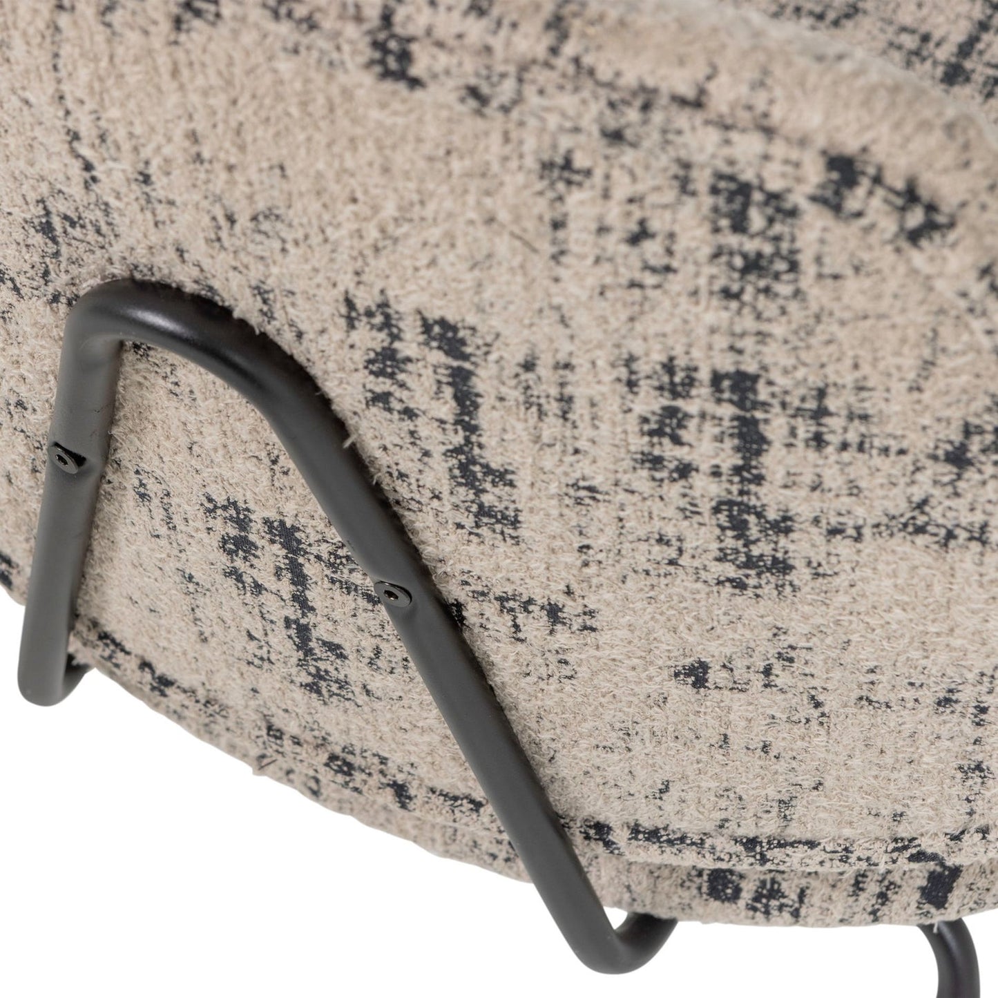WOOOD Aure fauteuil Beige/Zwart