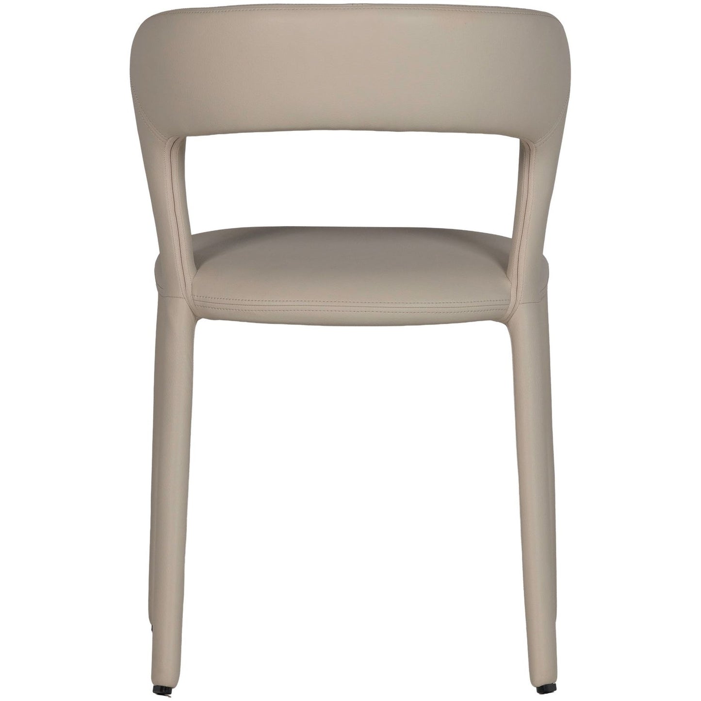 Woood Noble eetkamerstoel leer Beige