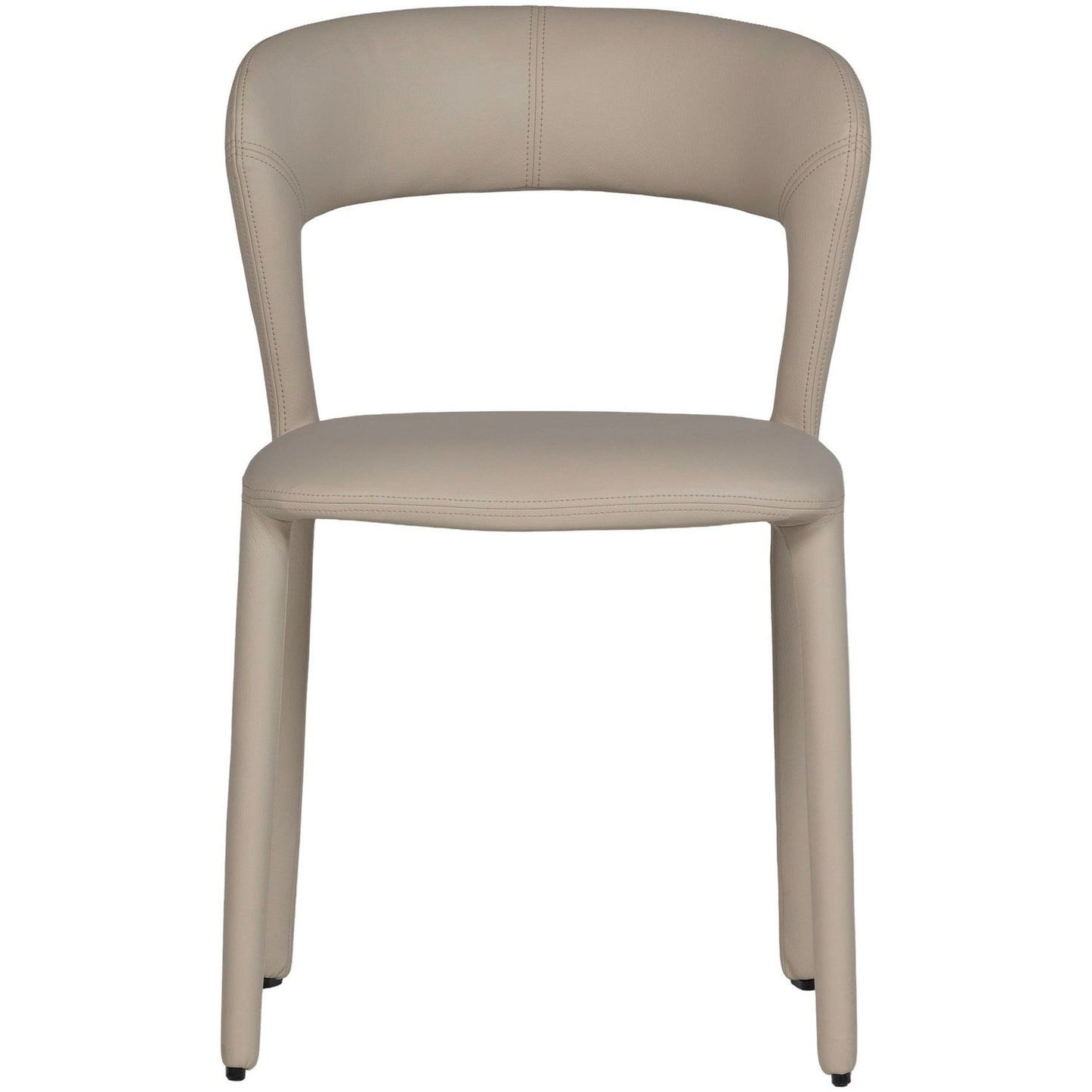 Woood Noble eetkamerstoel leer Beige