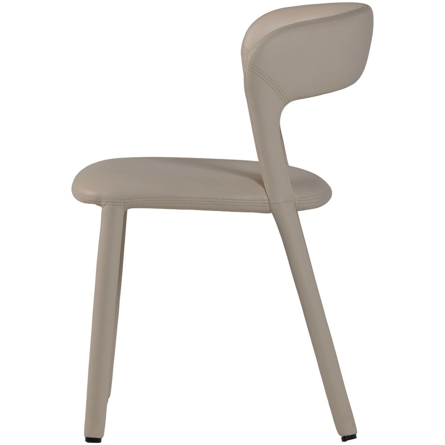 Woood Noble eetkamerstoel leer Beige