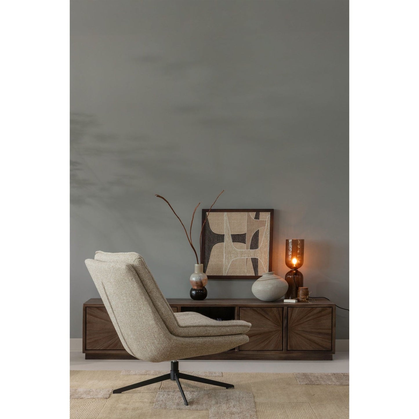 WOOOD Milaro fauteuil Naturel