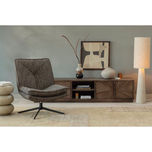 WOOOD Milaro fauteuil Bruin