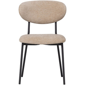 WOOOD Kjeld eetkamerstoel chenille Beige
